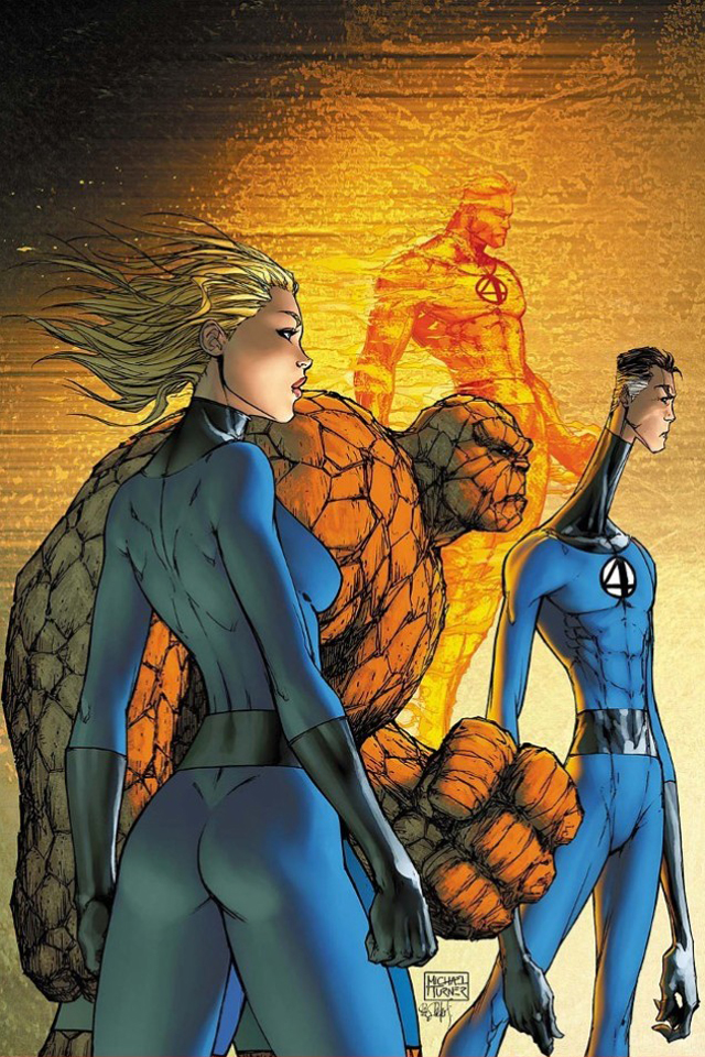 Fantastic Four I4 Cartoons Background For Your iPhone