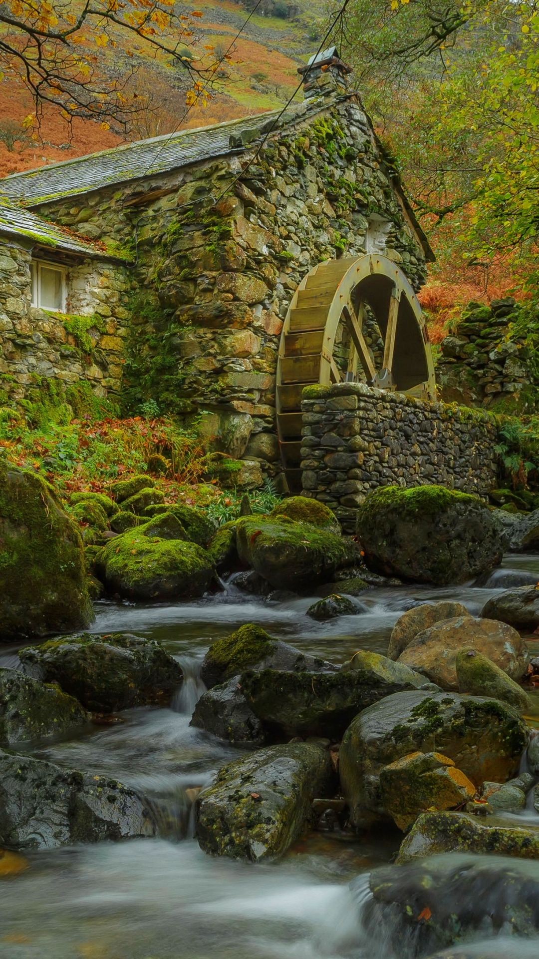 Man Made Watermill Wallpaper Id