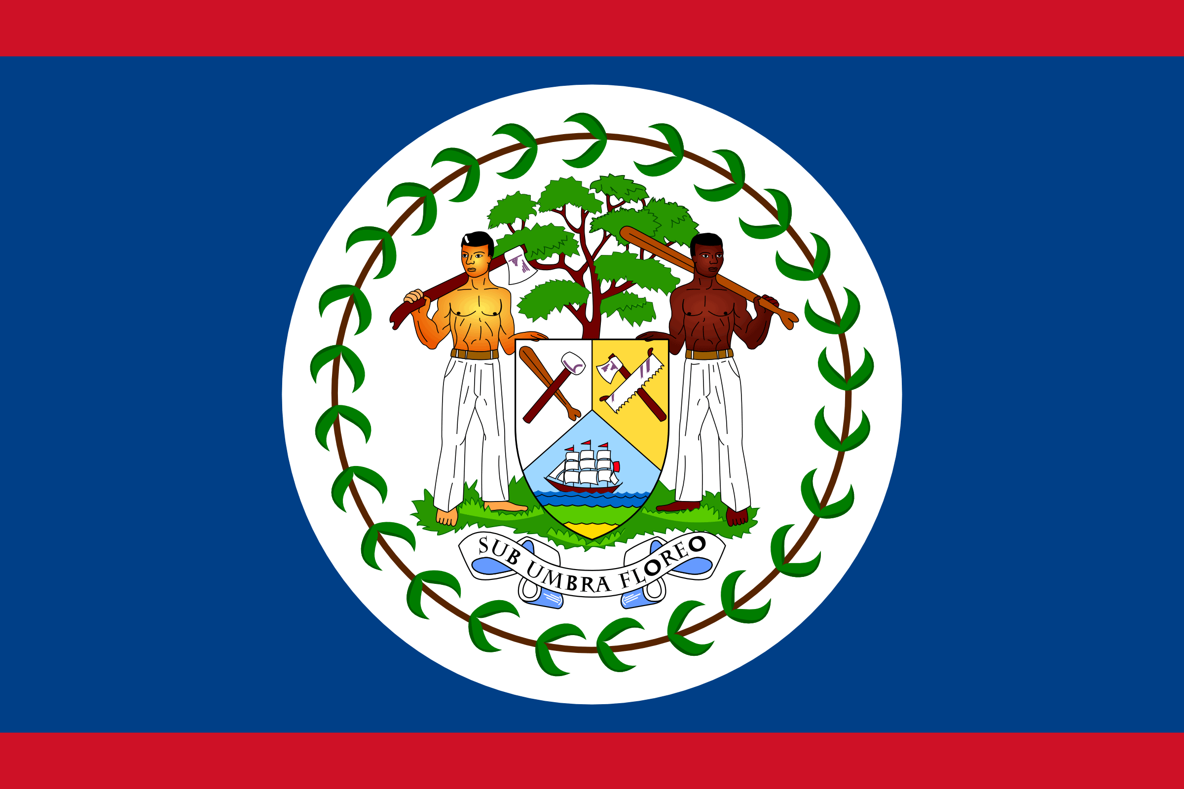 Belize Flag Wallpaper Country Profile Flags
