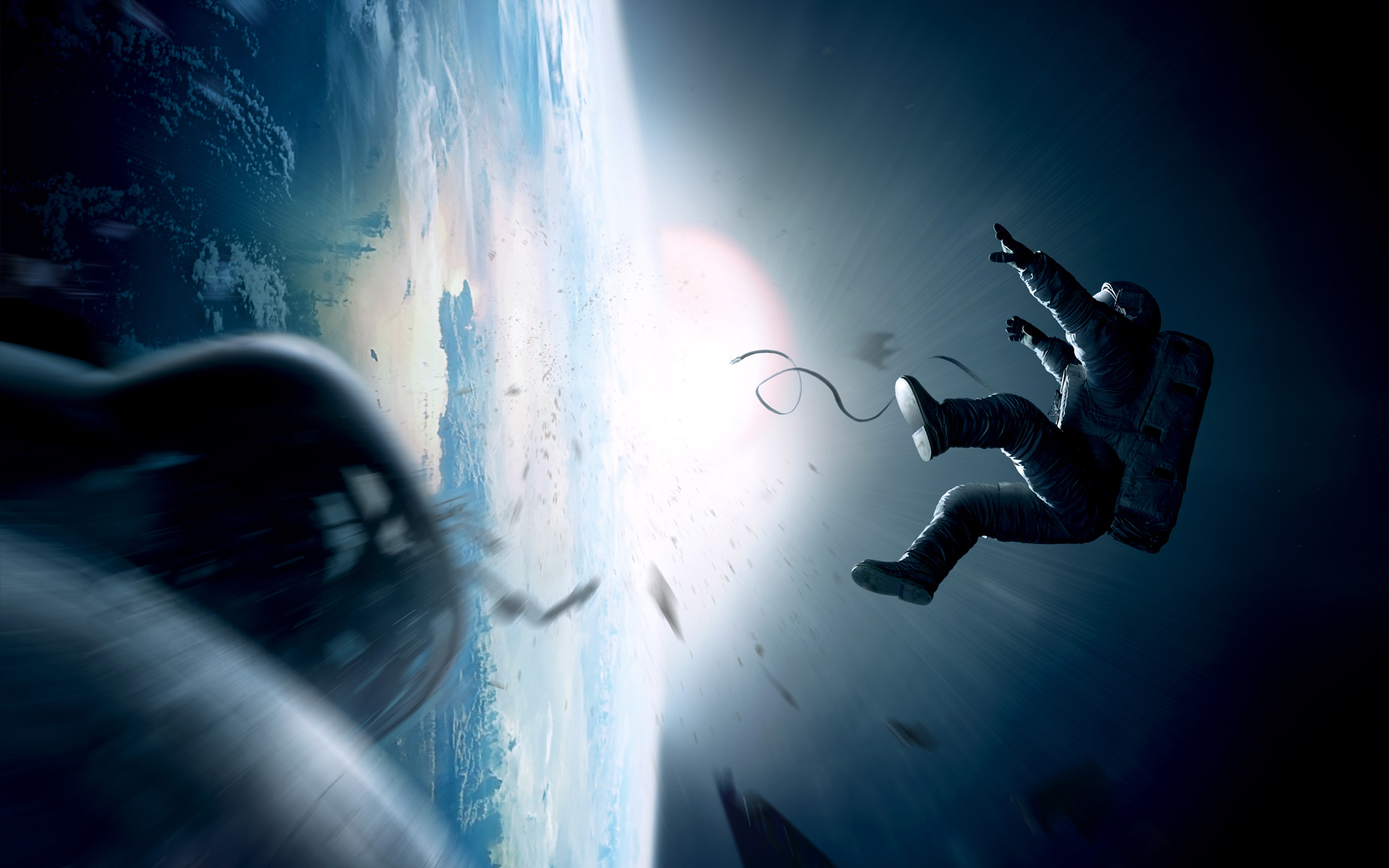 Sun Astronaut Gravity Pla Earth Wallpaper Background