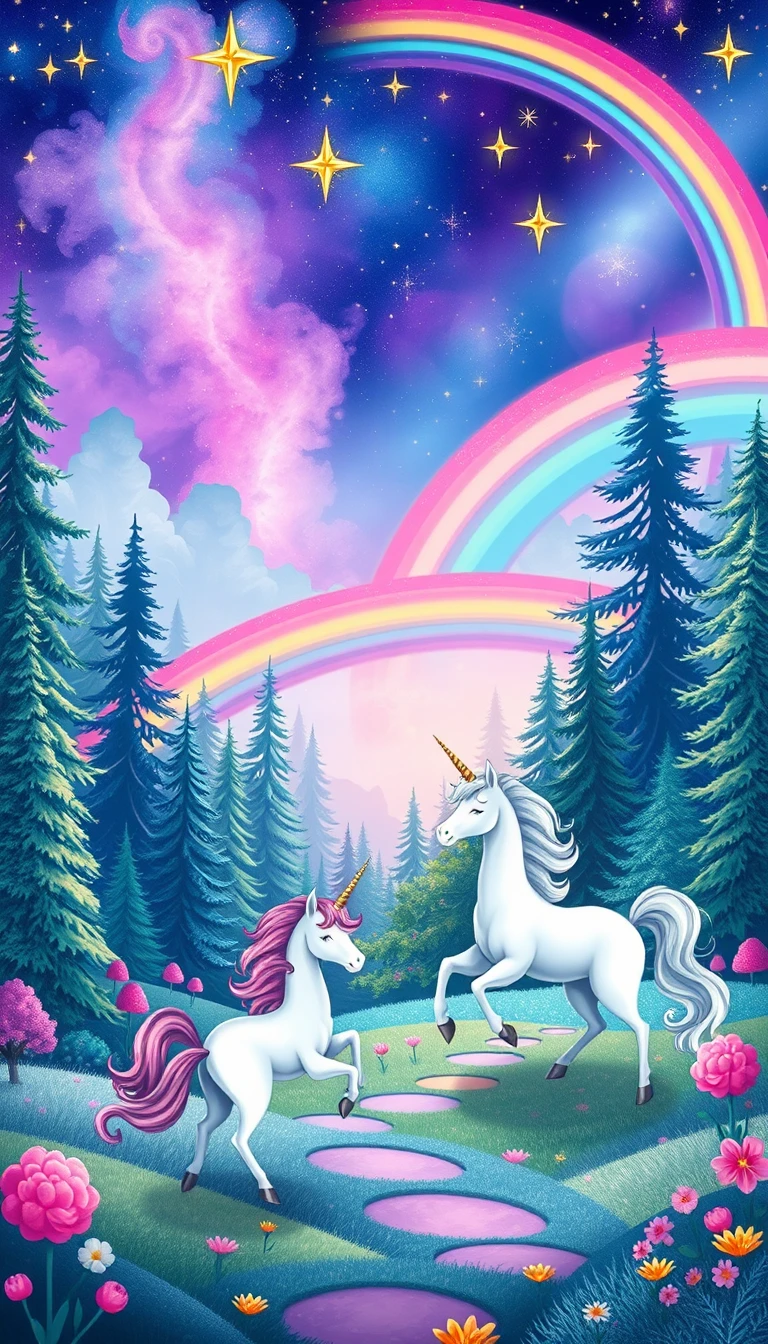 Unicorns Background