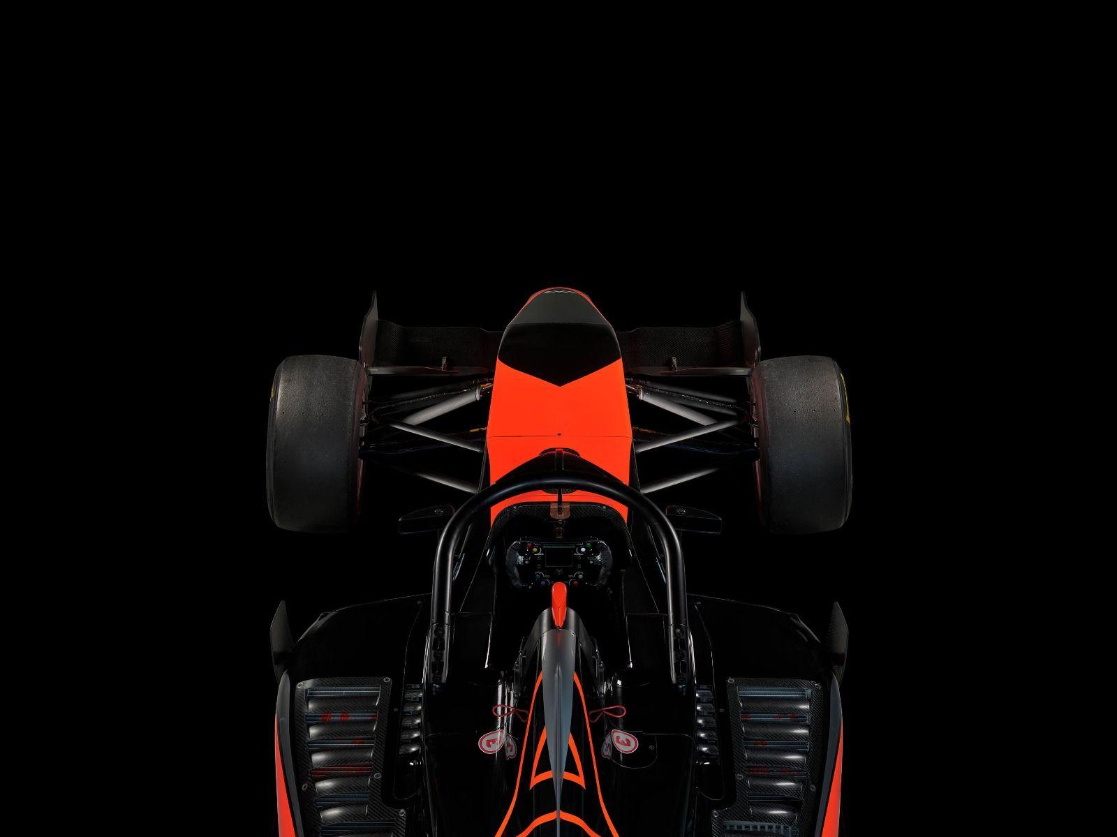 Formula Cockpit Dark Photo Wallpaper