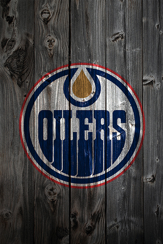 Edmonton Oilers Wallpaper Wood iPhone