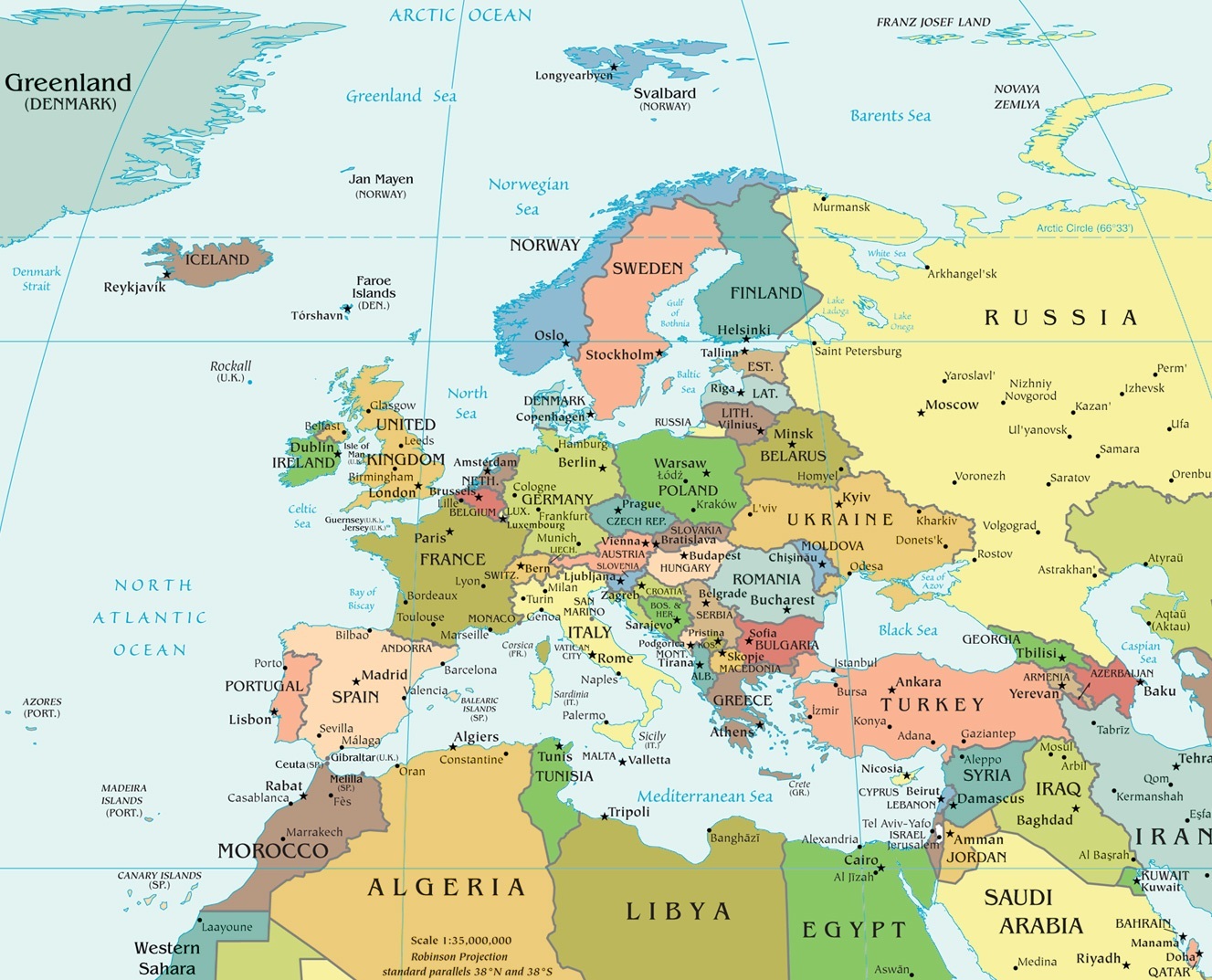 Europe Map Wallpaper Desktopmap Of Political