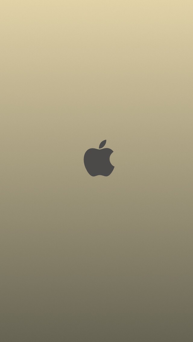 Apple More Search Gold Plain iPhone Wallpaper