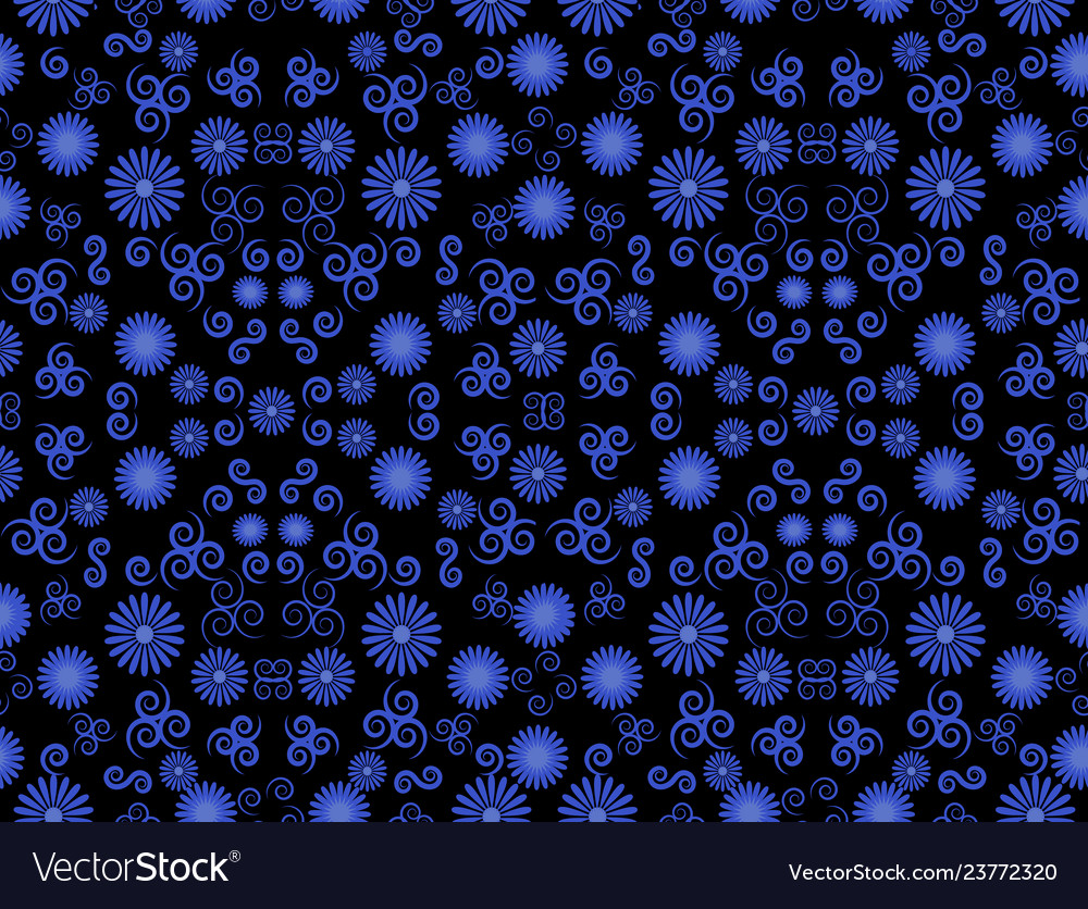 Seamless Pattern Background With Striking Brigh Vector Image
