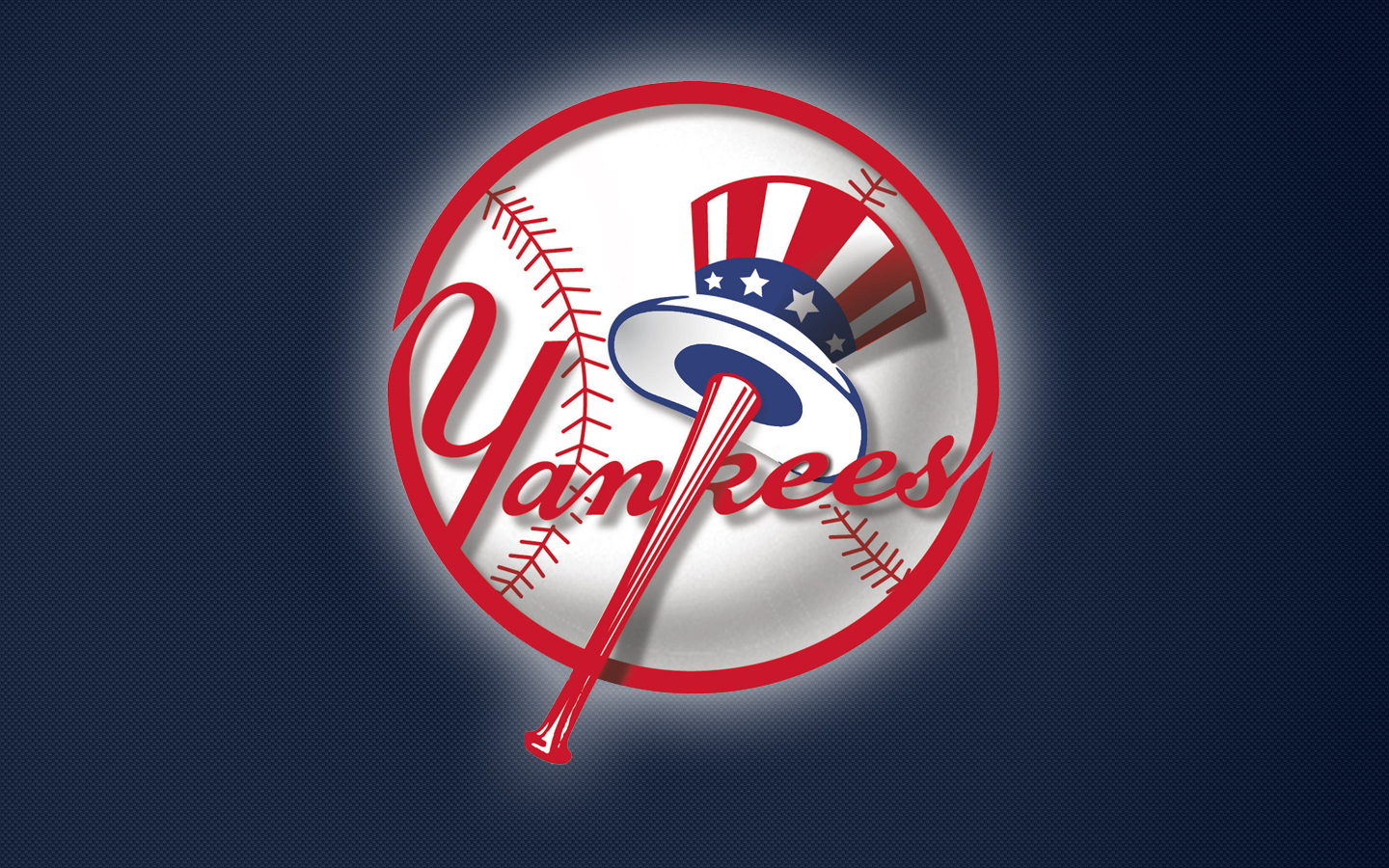 Yankee Pinstripe Wallpaper