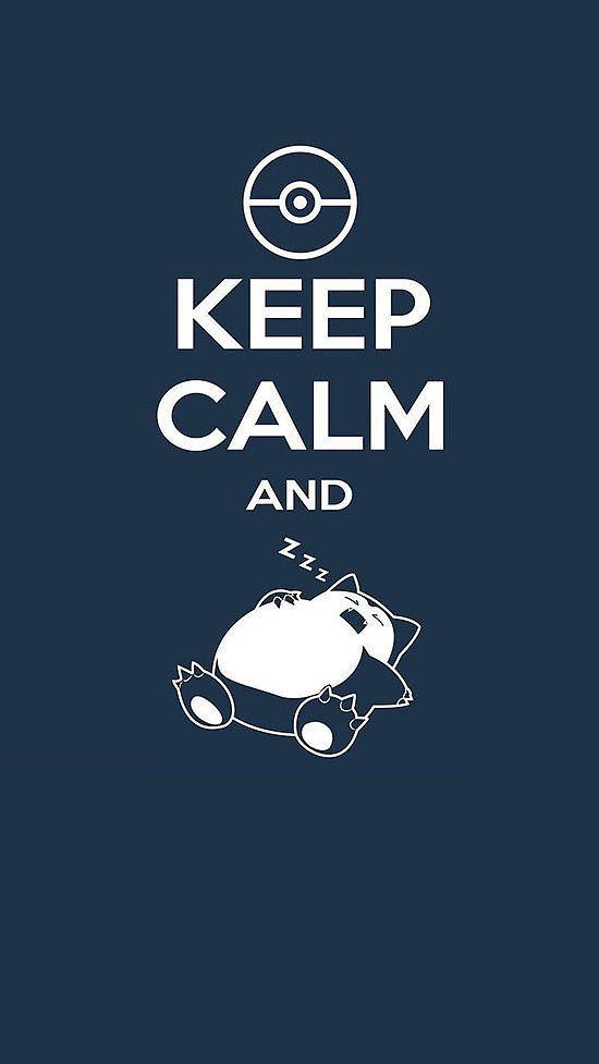 Keep calm and snorlax Funny iphone wallpaper Pokemon snorlax