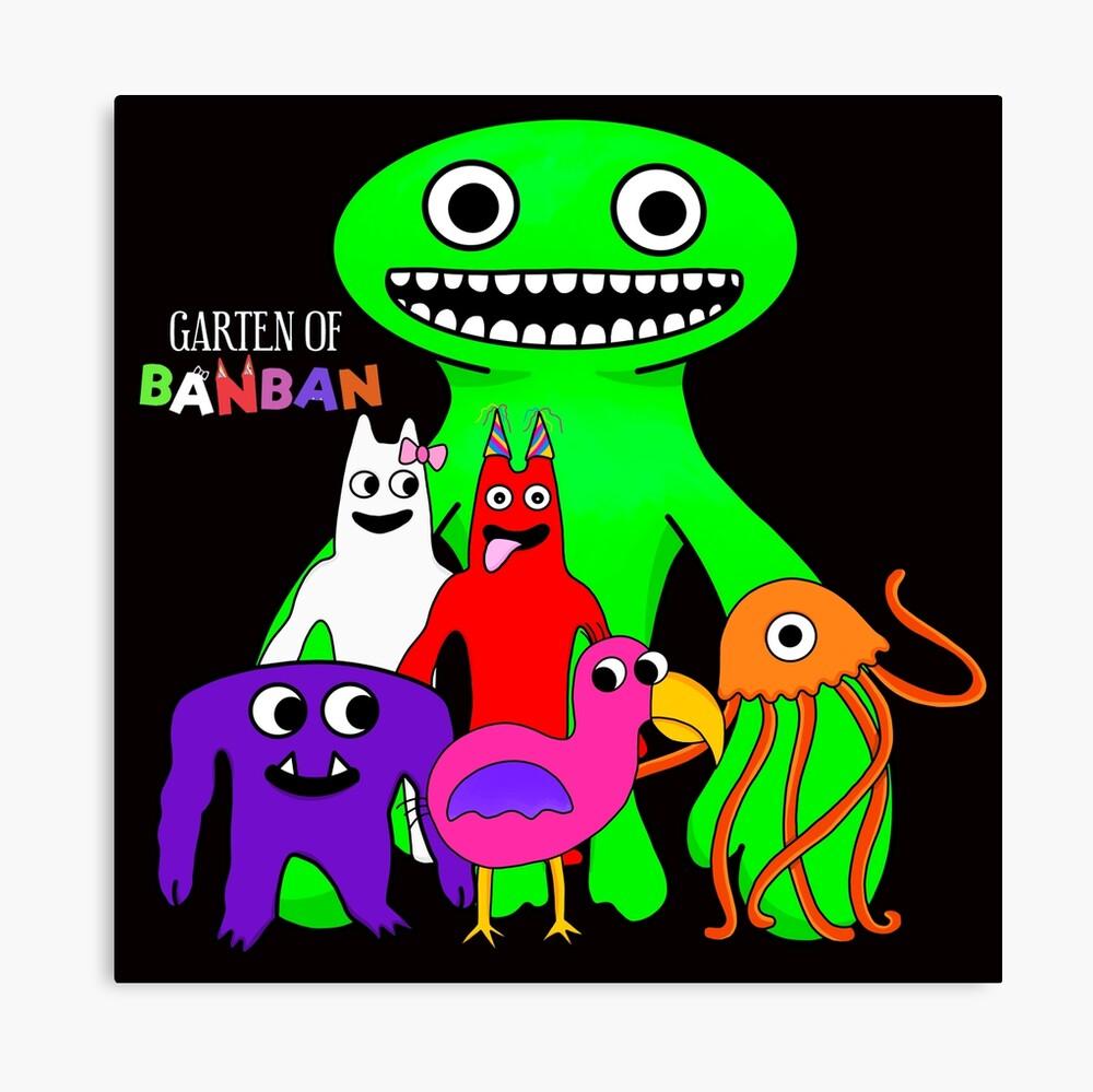 Garten Of Banban Group All Characters Metal Print By