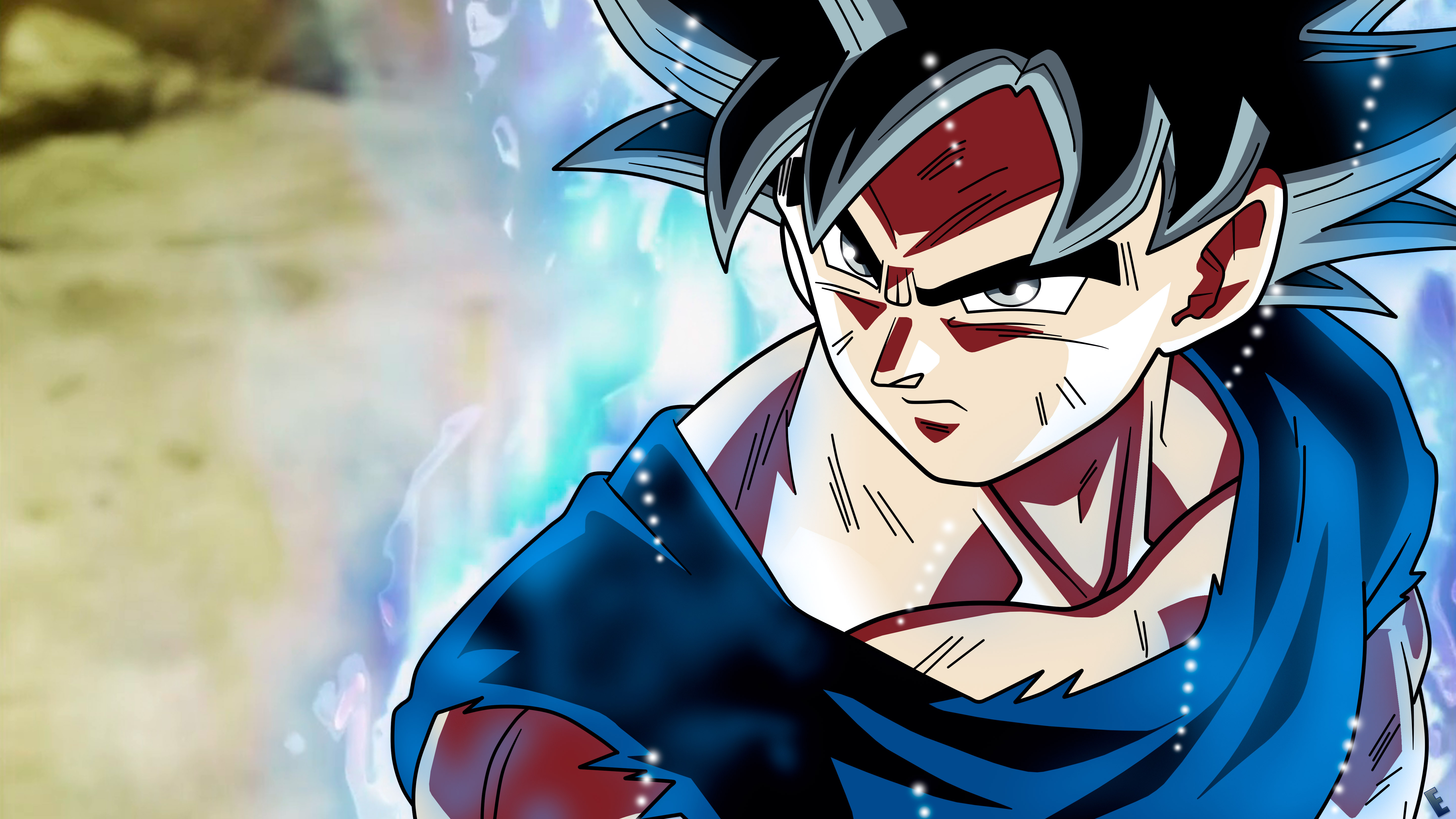 Goku Super Saiyan God Super Saiyan Form Digital Art Dragon Ball Super Wallpaper