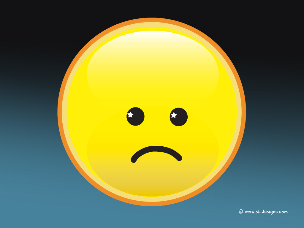 Smiley Face And Sad Emoji Wallpaper
