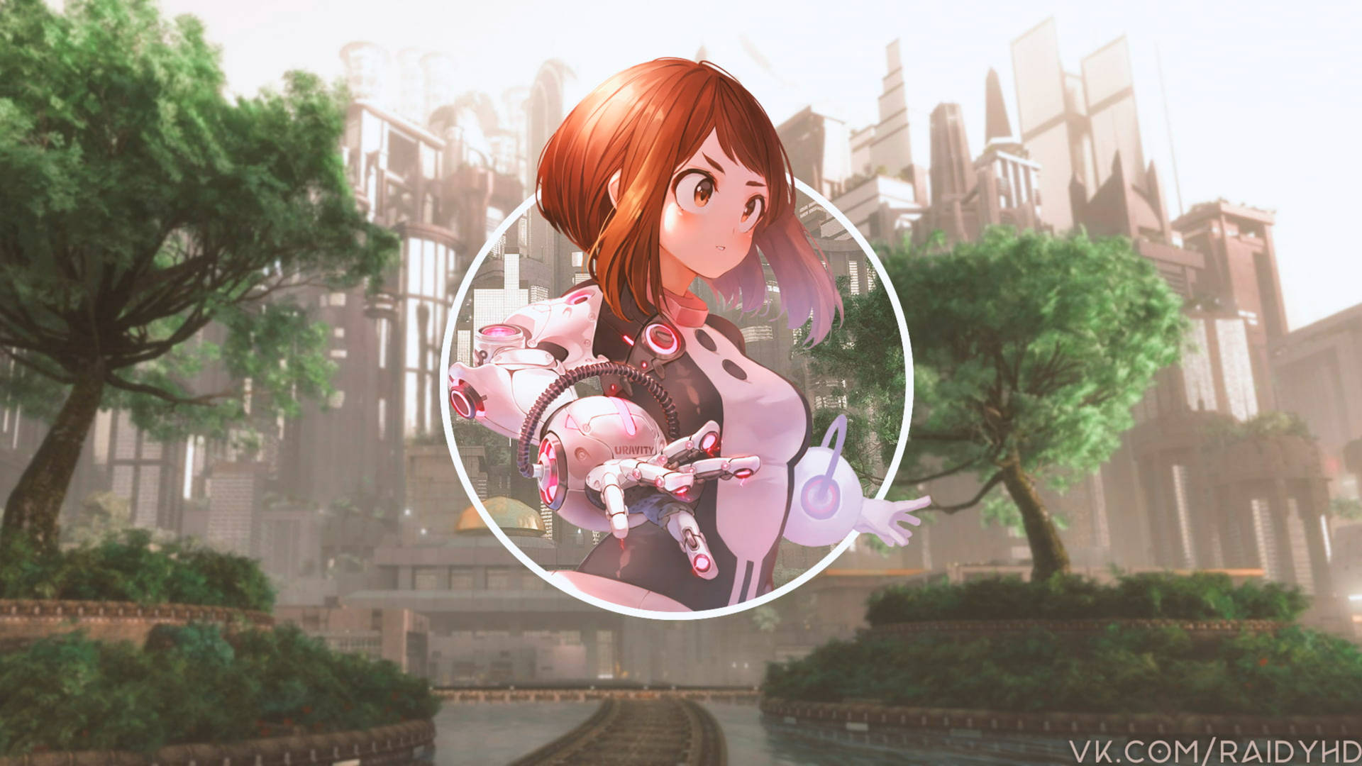 Ochaco Uraraka Hero Costume Sr5ujmhr8zrnwi1e Wallpaper