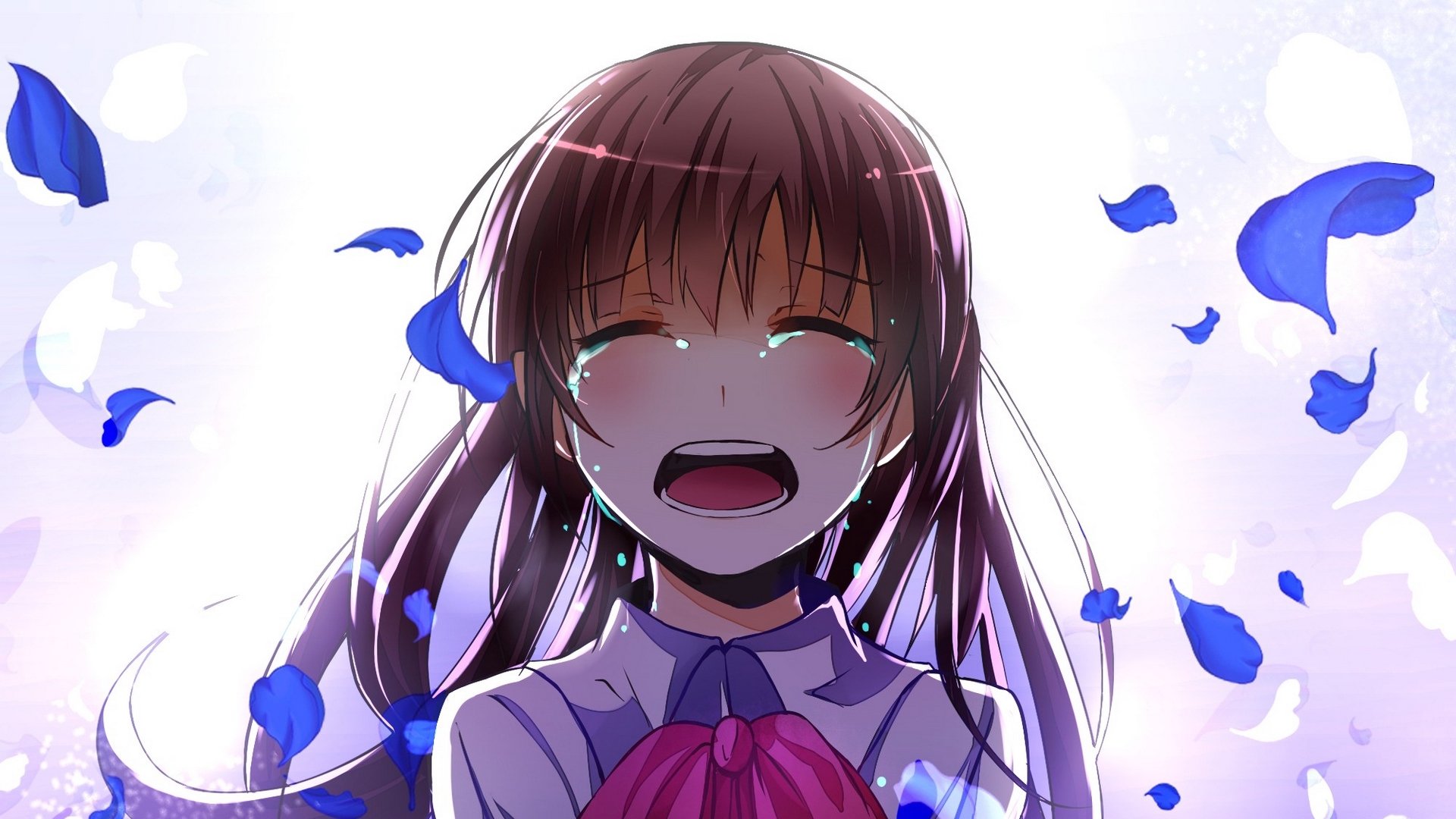 25+] Anime Girl Crying Wallpapers - WallpaperSafari