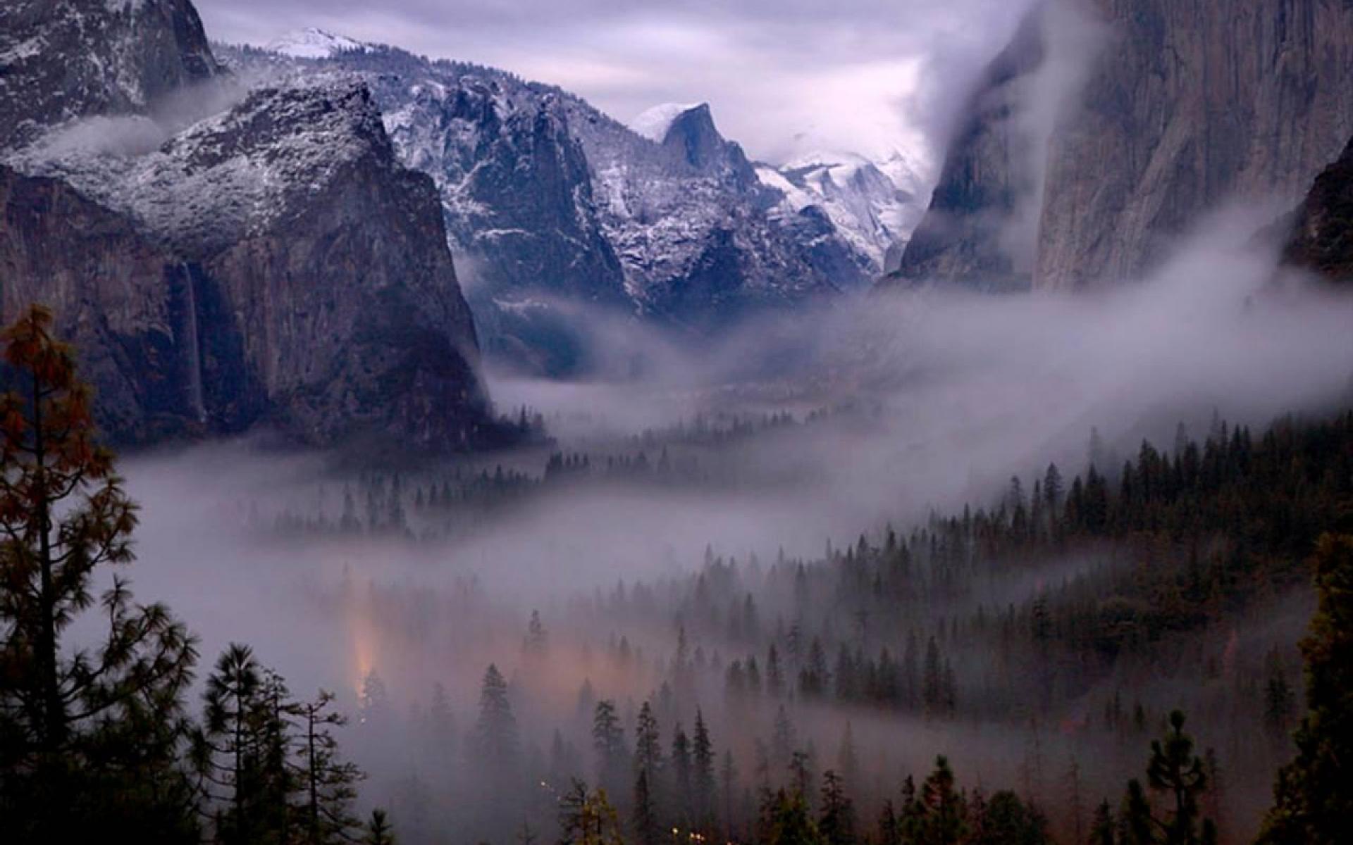Misty Mountains Wallpaper HD