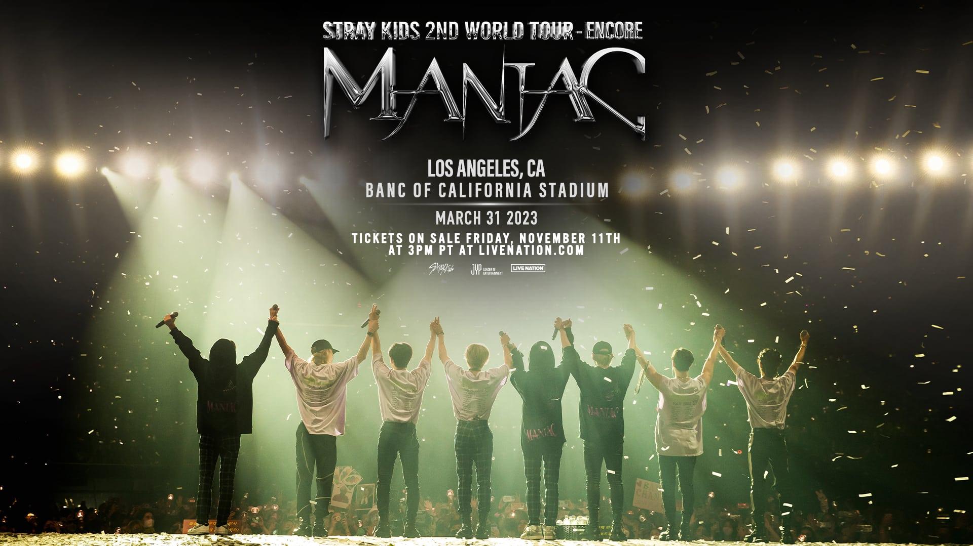 K Pop Stars Stray Kids Announce 2nd World Tour Maniac Encore