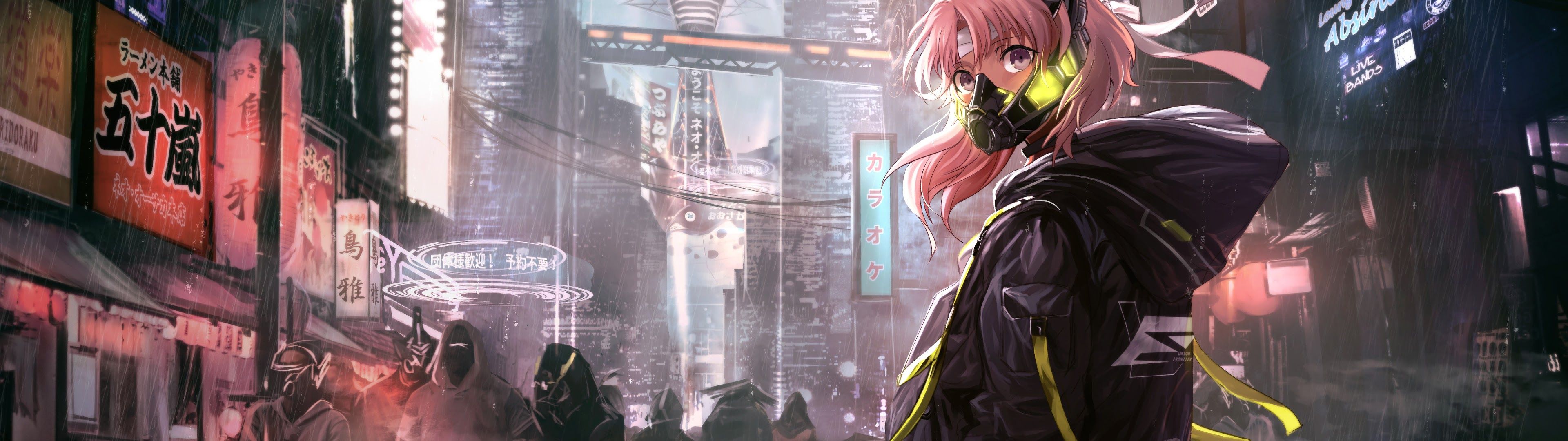 Anime Dual Monitor Wallpaper HD
