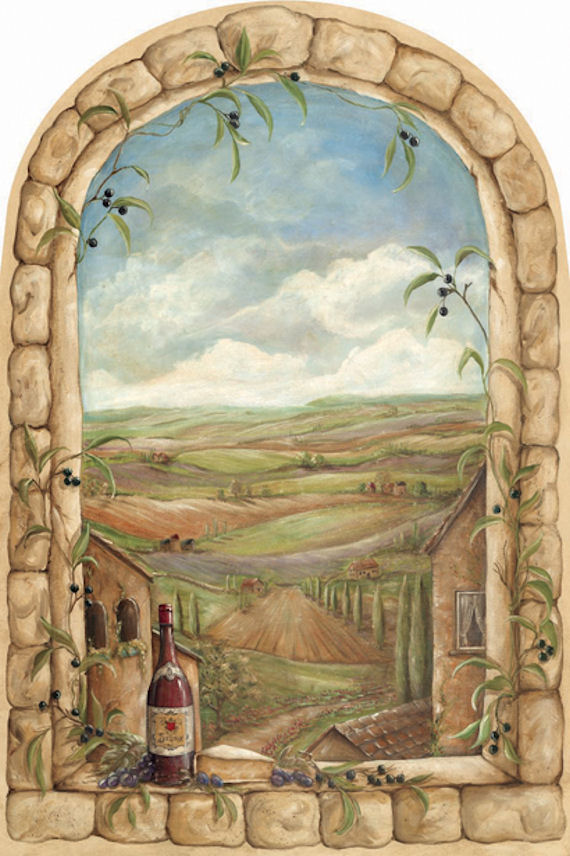 Tuscan Wall Mural Sticker Outlet