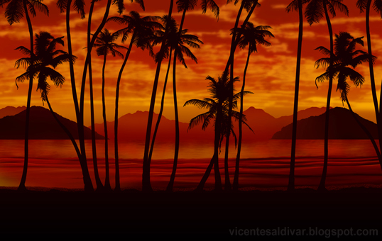 Scarface Palm Tree Wallpaper Mural Missions