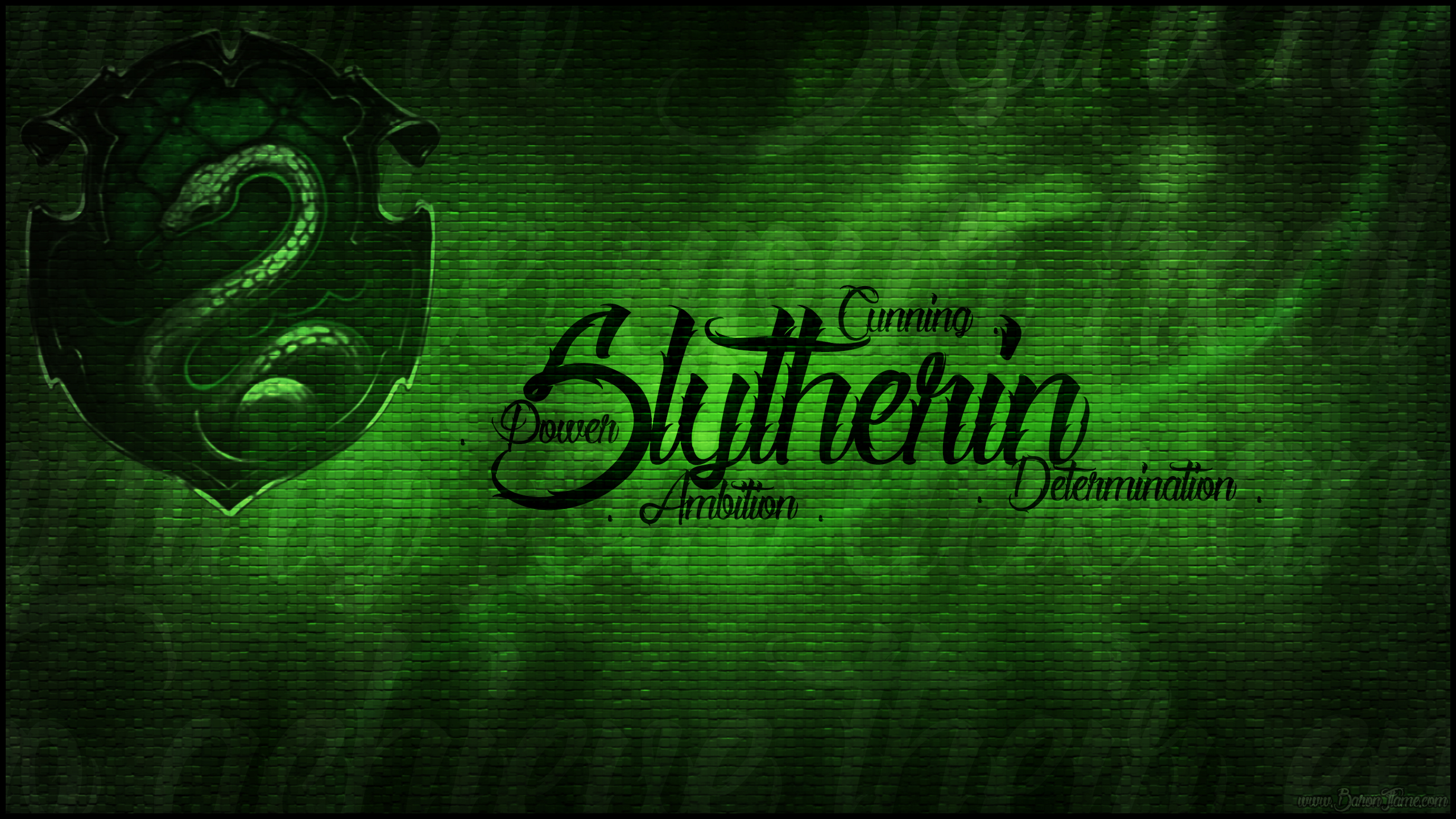 Slytherin Pride Wallpaper by Baronflame on