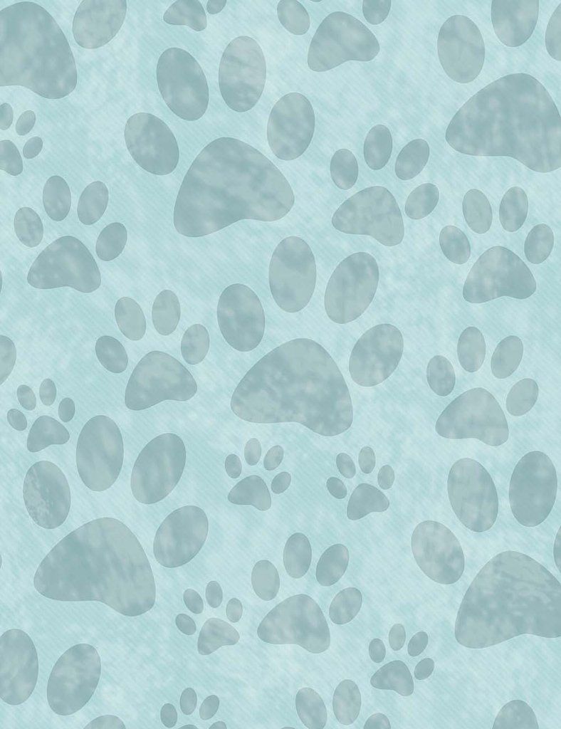 Printed Bule Dog Paws For Baby Photography Backdrop In