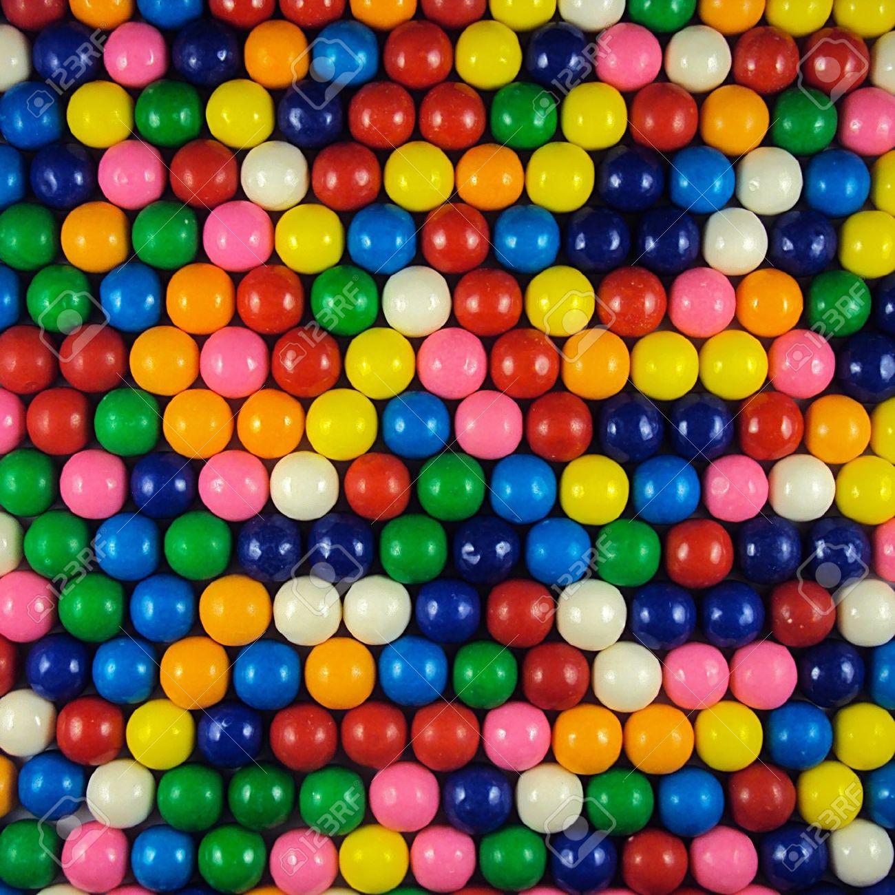 Multi Colored Bubblegum Balls Background Stock Photo Picture And