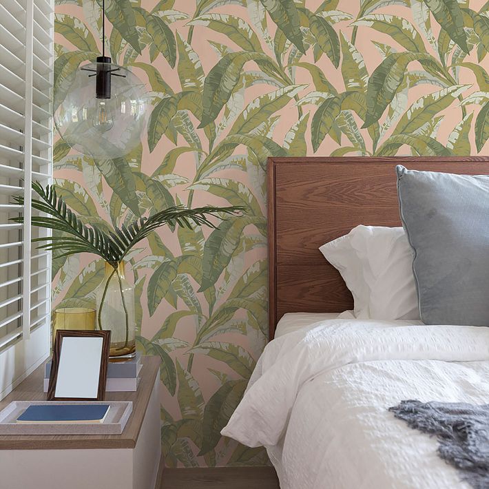 Banana Leaf Peel Stick Wallpaper O