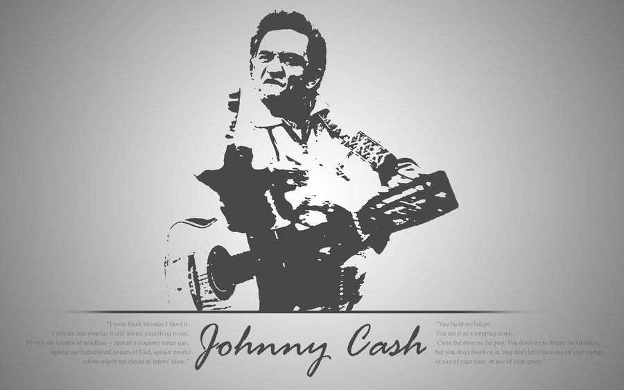 Johnny Cash Middle Finger