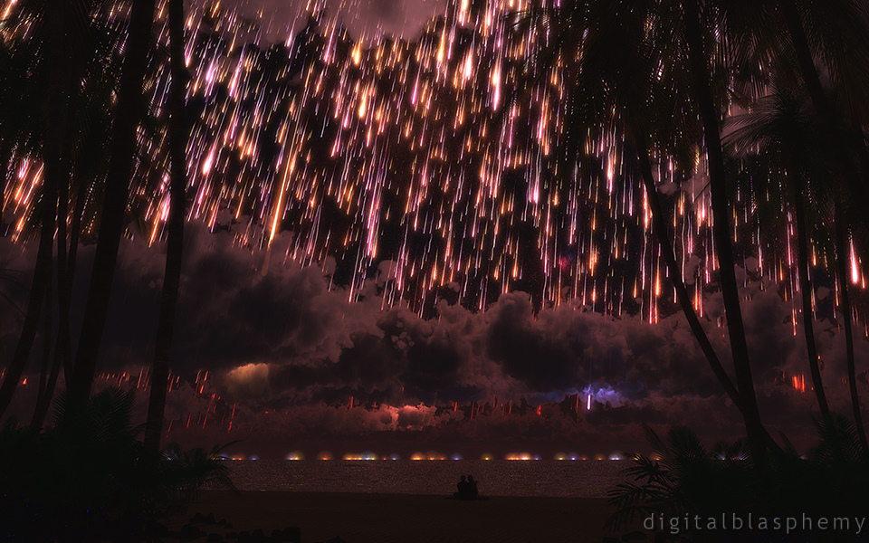 Digital Blasphemy 3d Wallpaper Starfall By Ryan Bliss