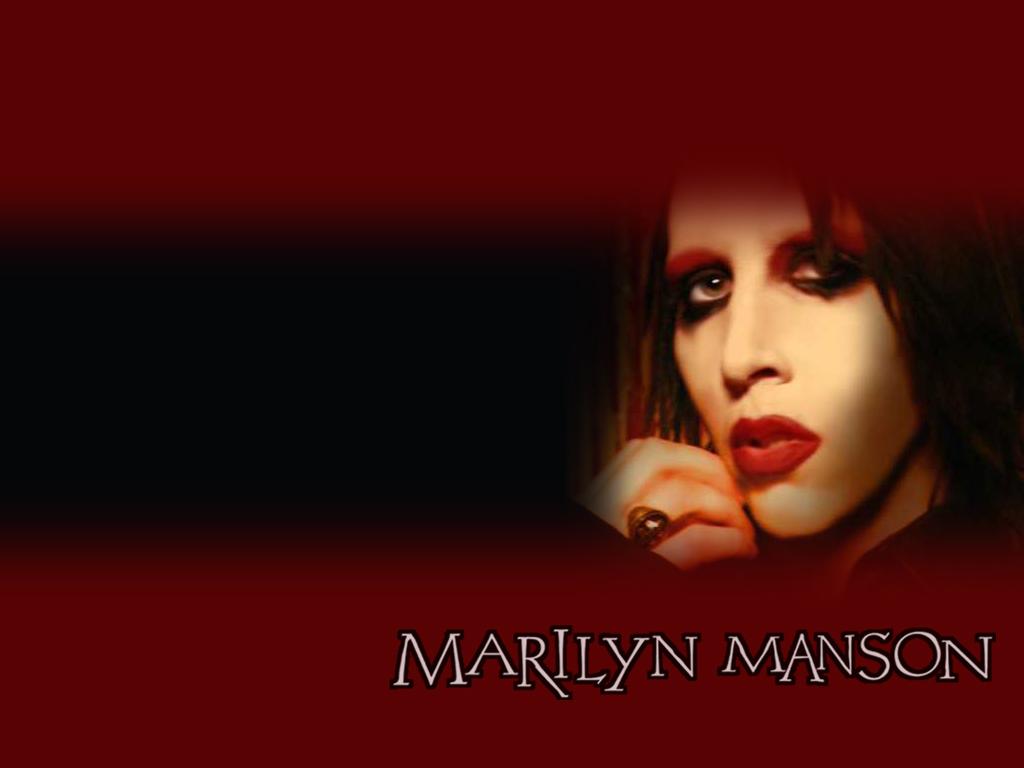 Marilyn Manson Papel De Parede Sobre