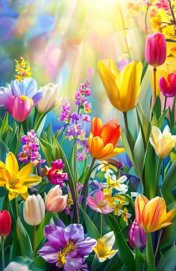 Spring Flowers Screensavers Wallpaper