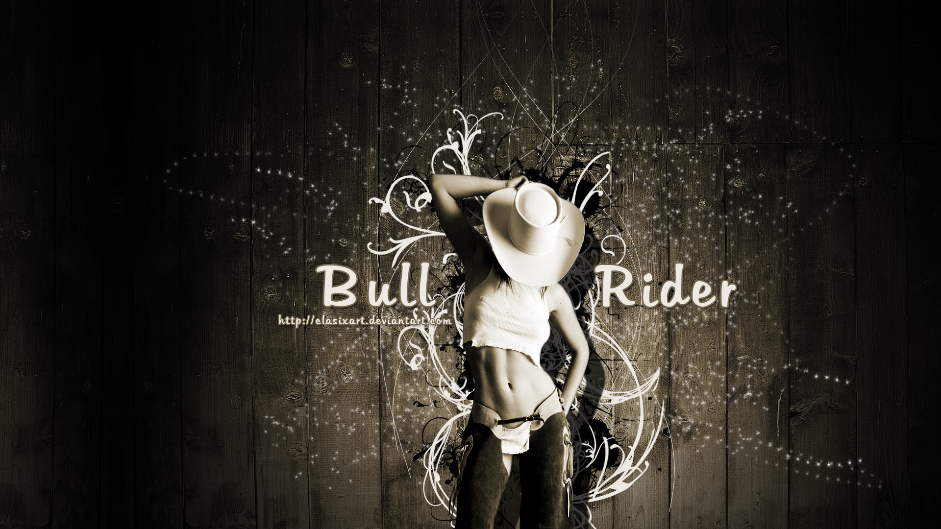 Bull Rider By Clasixart