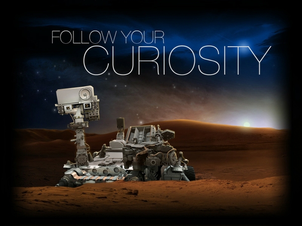 Mars Nasa Typography Technology Rover Space Exploration Curiosity