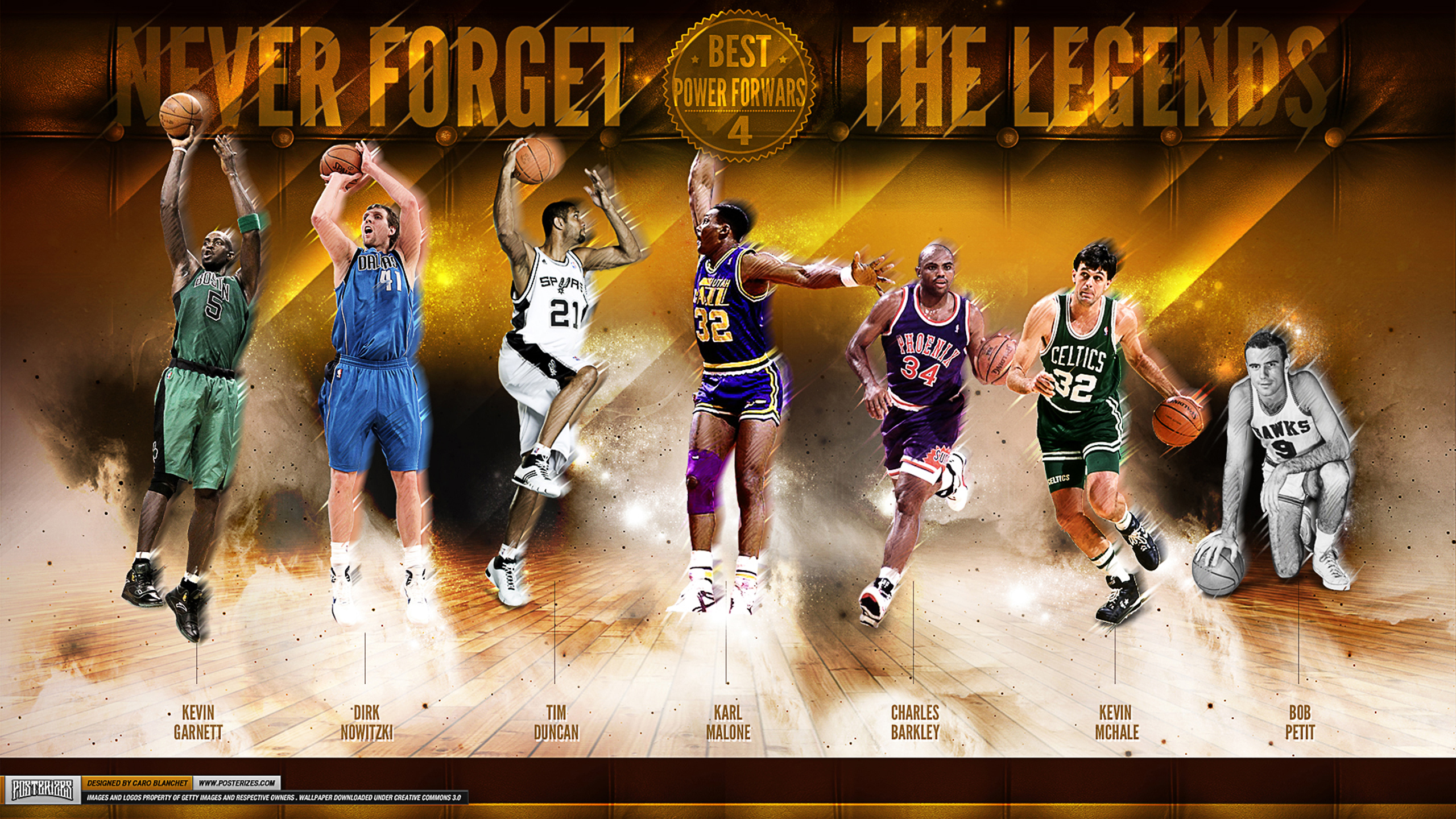 Greatest Nba Power Forwards Of All Time Wallpaper Posterizes