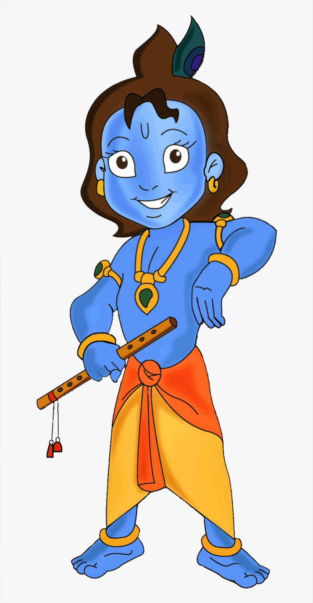 Cartoon Krishna Wallpaper