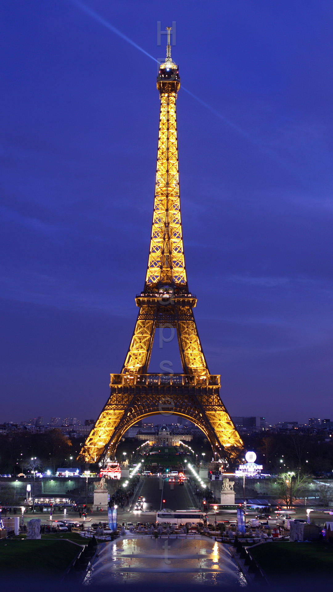 Ultra HD 4K Video Time Lapse Stock Footage   Eiffel Tower in Paris