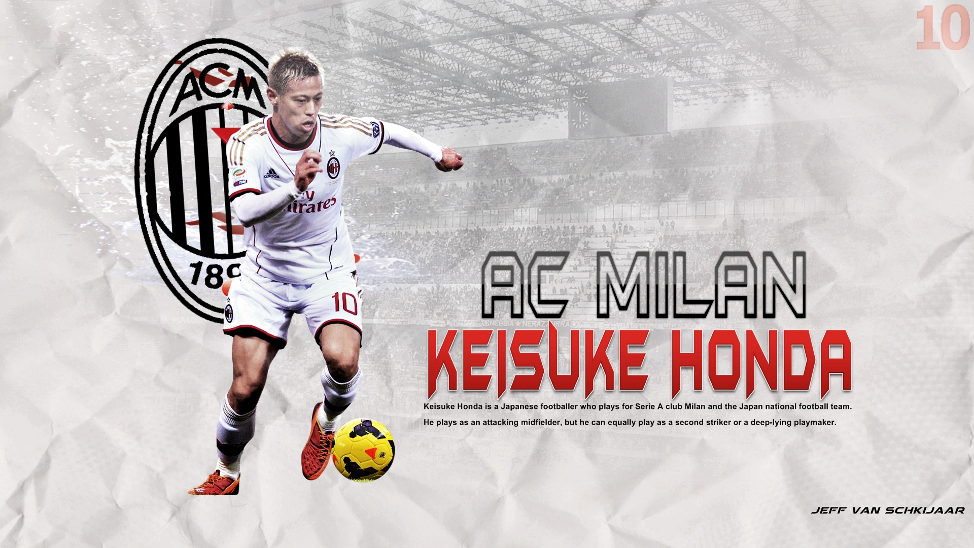 Keisuke Honda Ac Milan Wallpaper HD Cool
