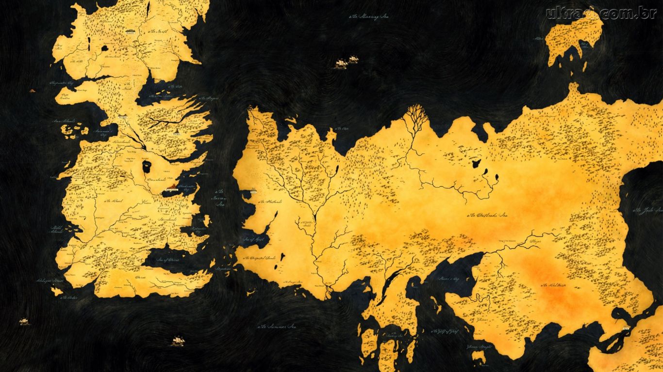 Papel de Parede Game of Thrones Mapa
