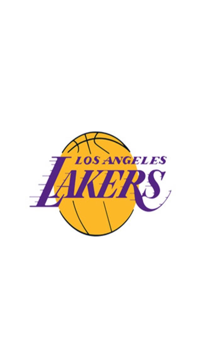 Lakers White Logo iPhone Wallpaper S 3g