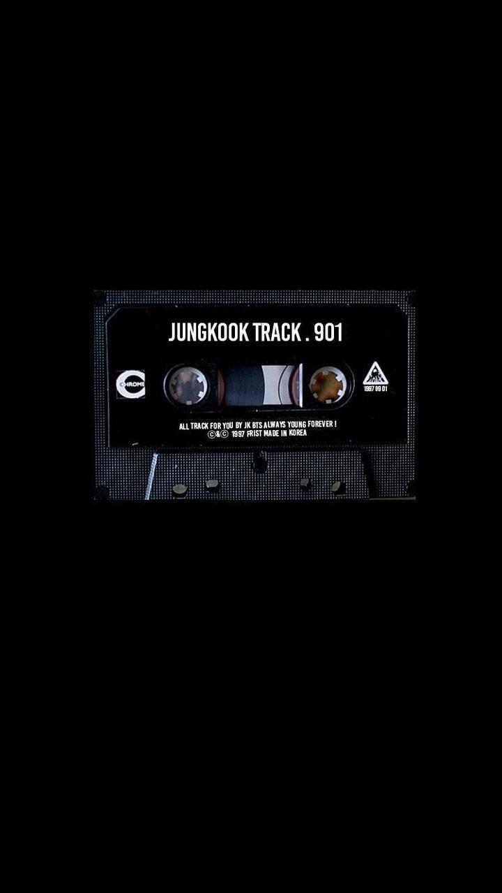 Jungkook Cassette Dark Grunge Aesthetic Wallpaper