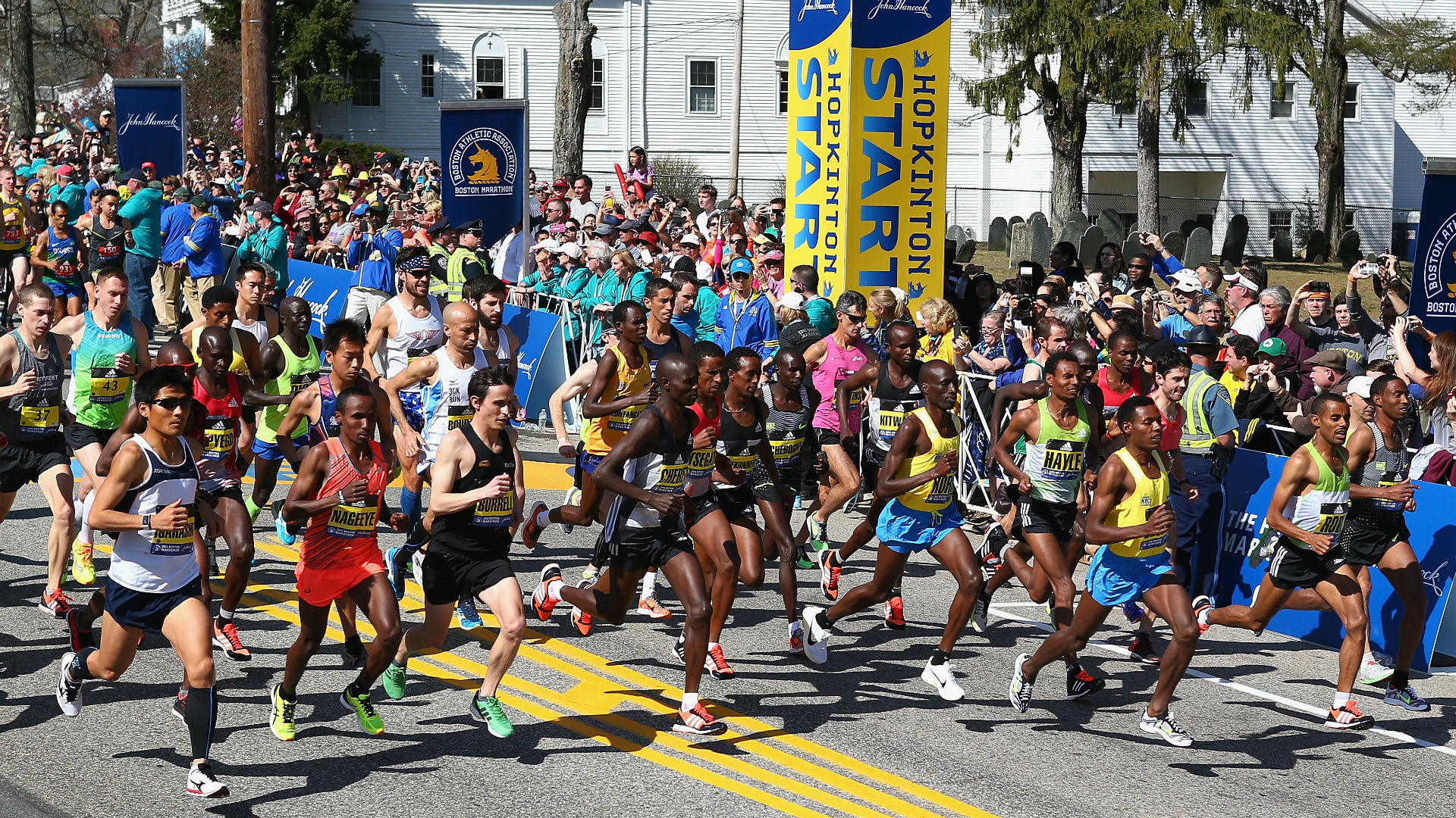 Boston Marathon Date Route Qualifying Times List Of Past