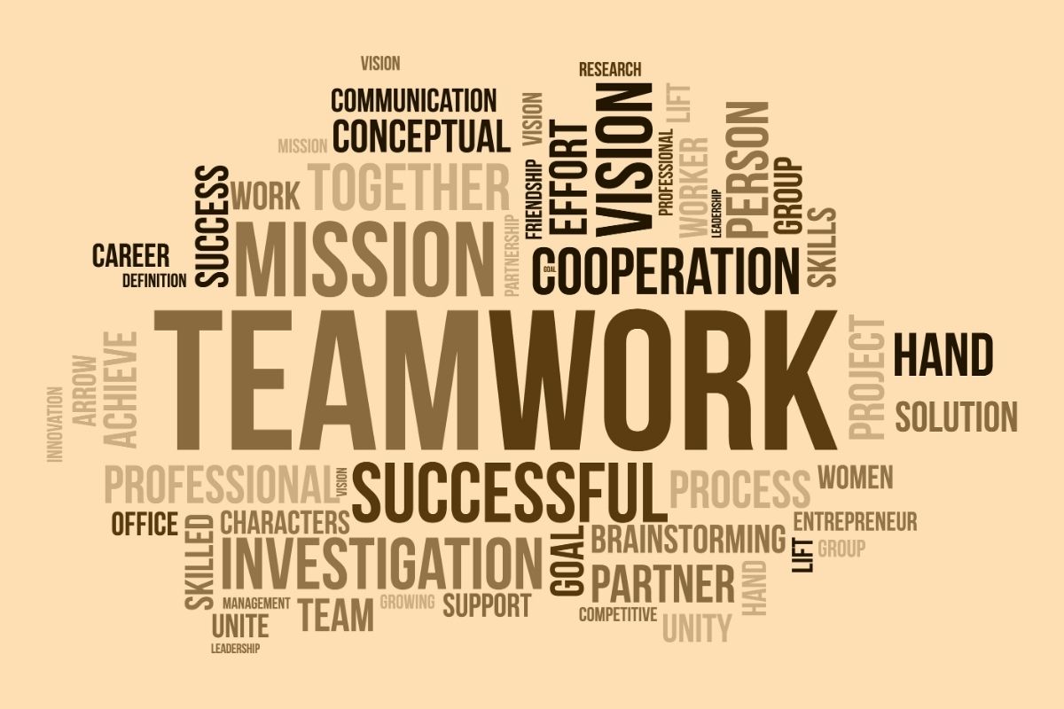 Teamwork Office Wallpaper Mural