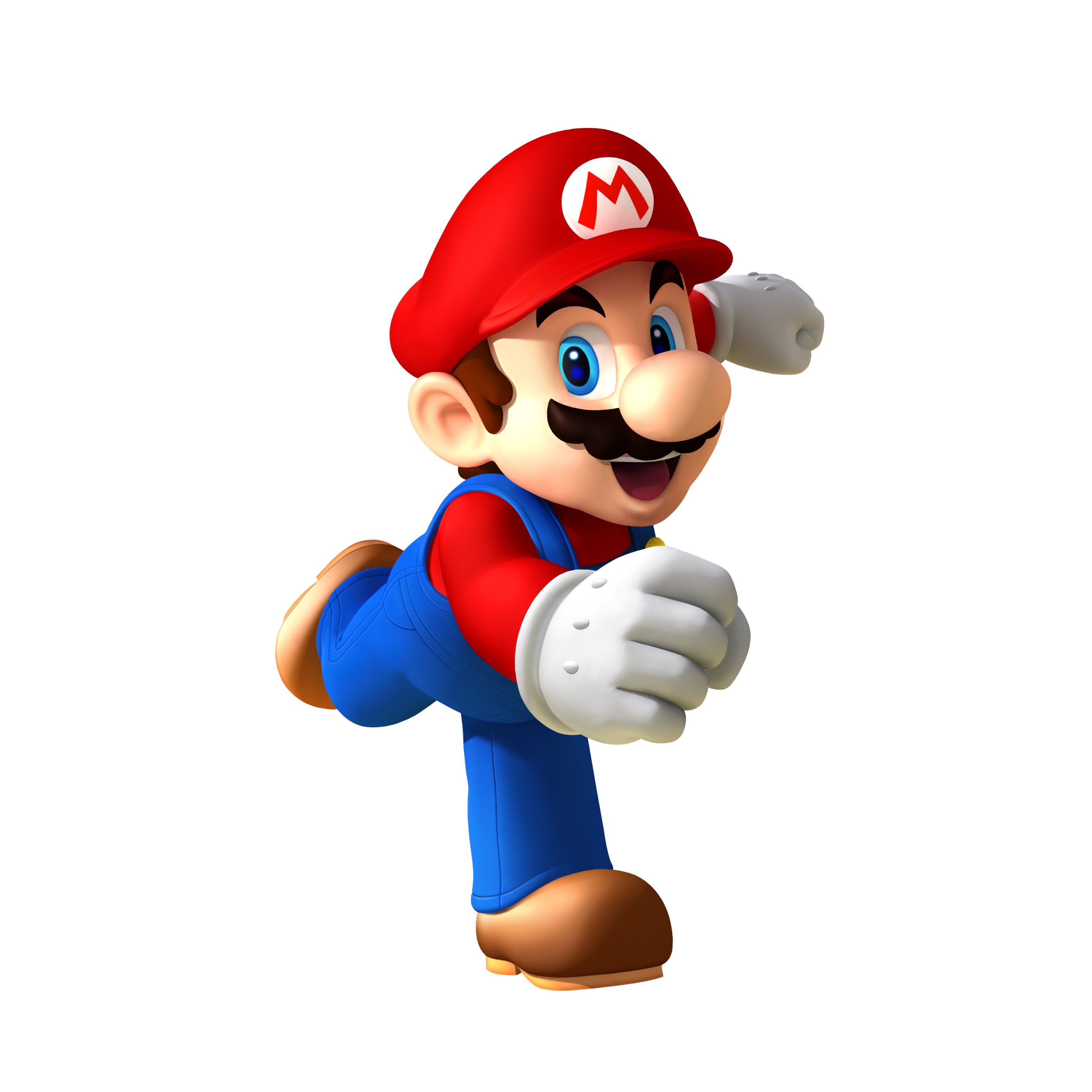 Super Mario running in Super Mario 3D World