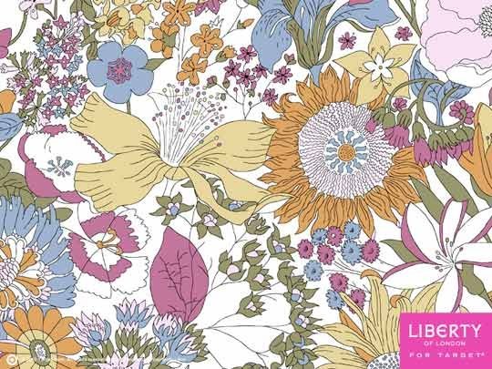 Liberty London Kristina Green Floral Wallpaper