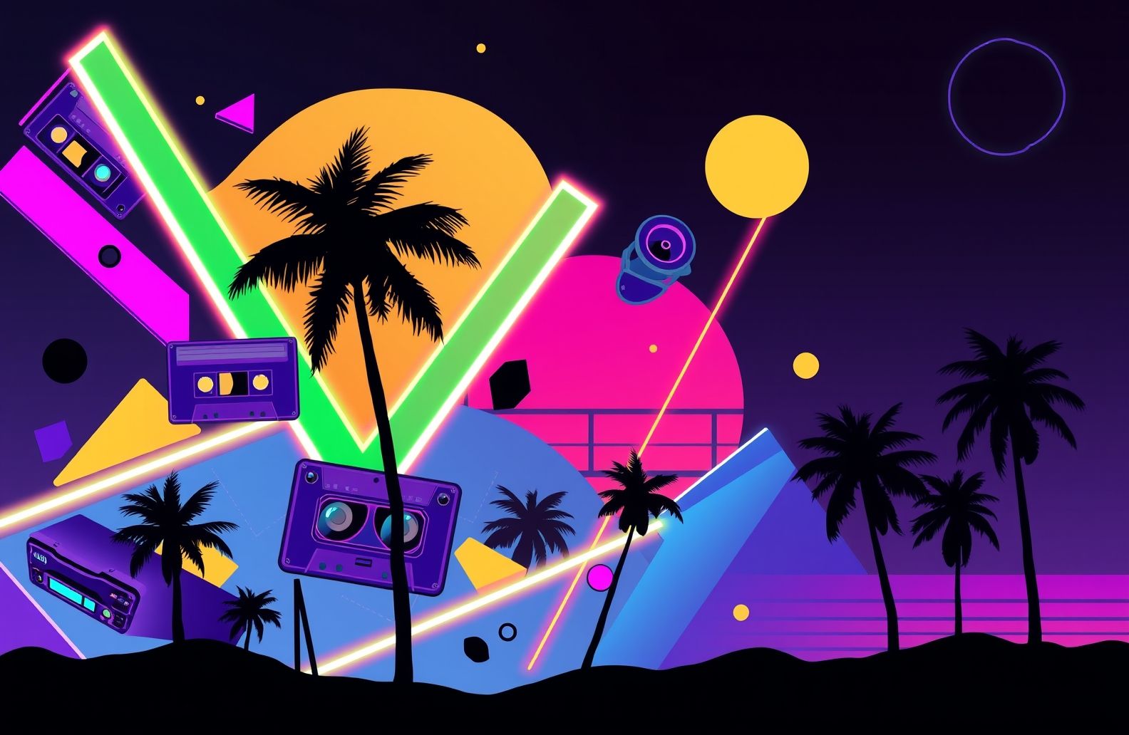 80s Aesthetic Wallpaper