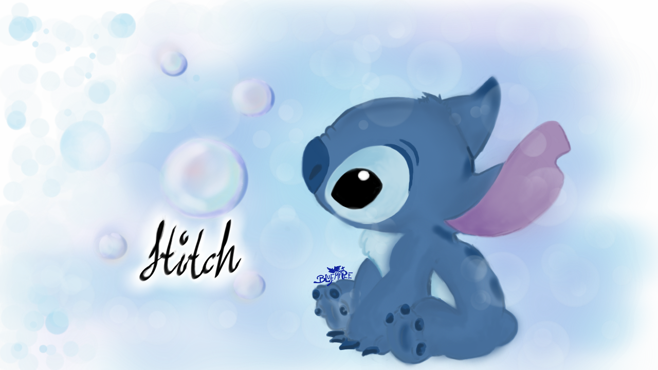 Cute Stitch Laptop Wallpaper