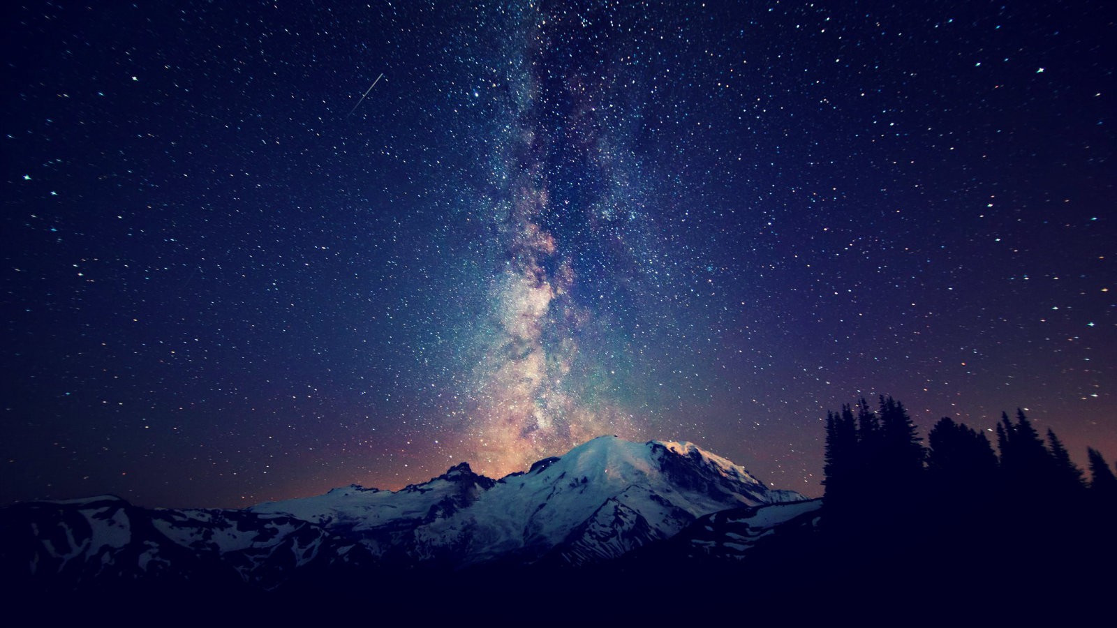 The Milky Way In Night Sky Wallpaper And Image