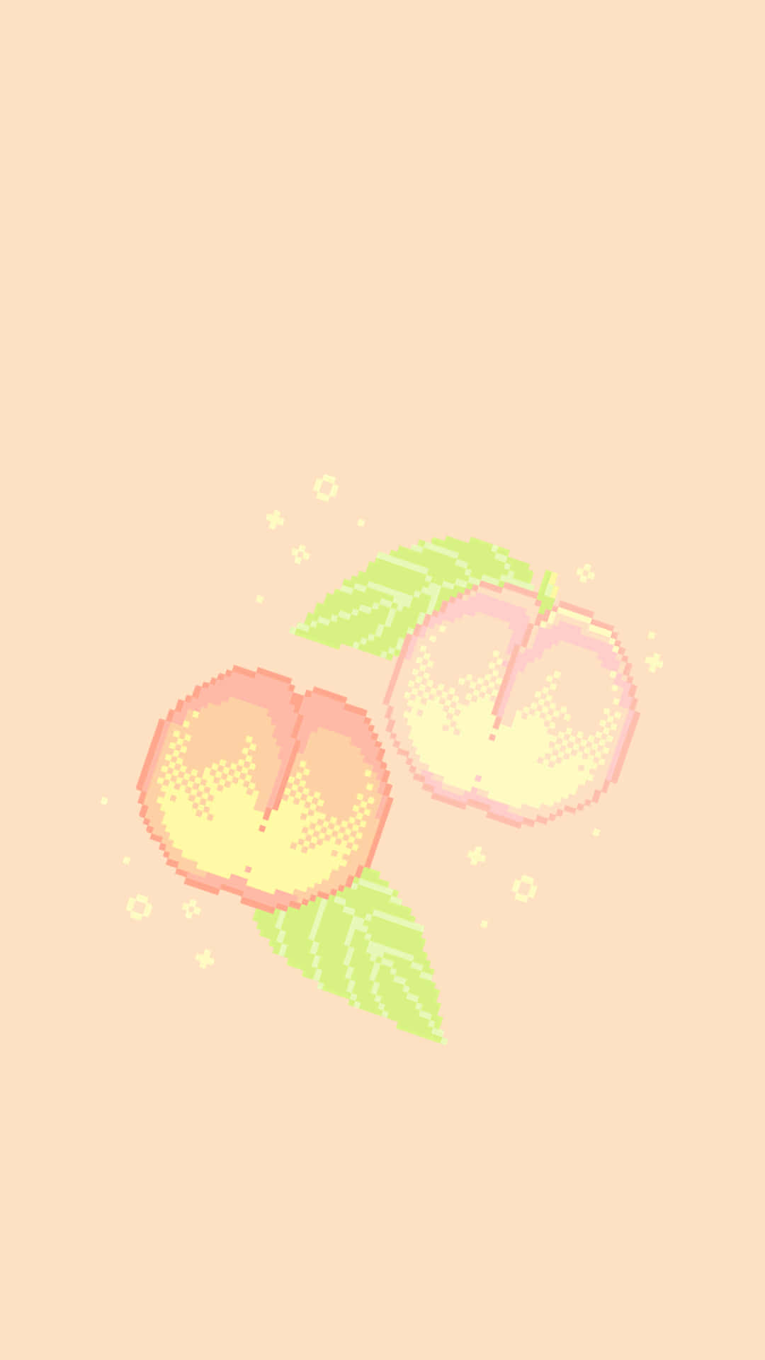 Cute Peach Wallpaper