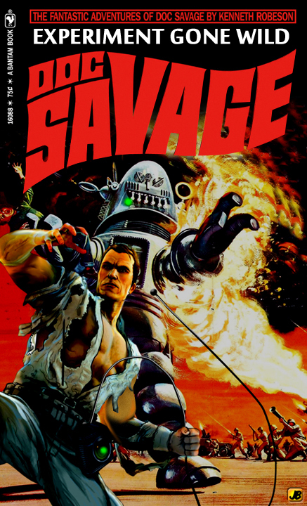 Doc Savage Robby The Robot Superhero Fan Art