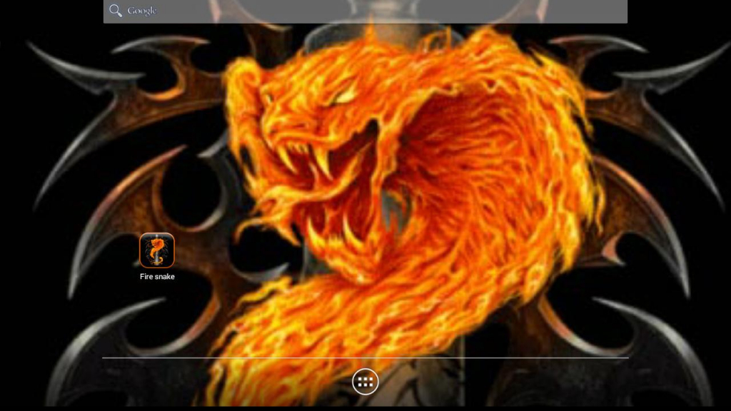 Fire Snake Live Wallpaper Screenshot For