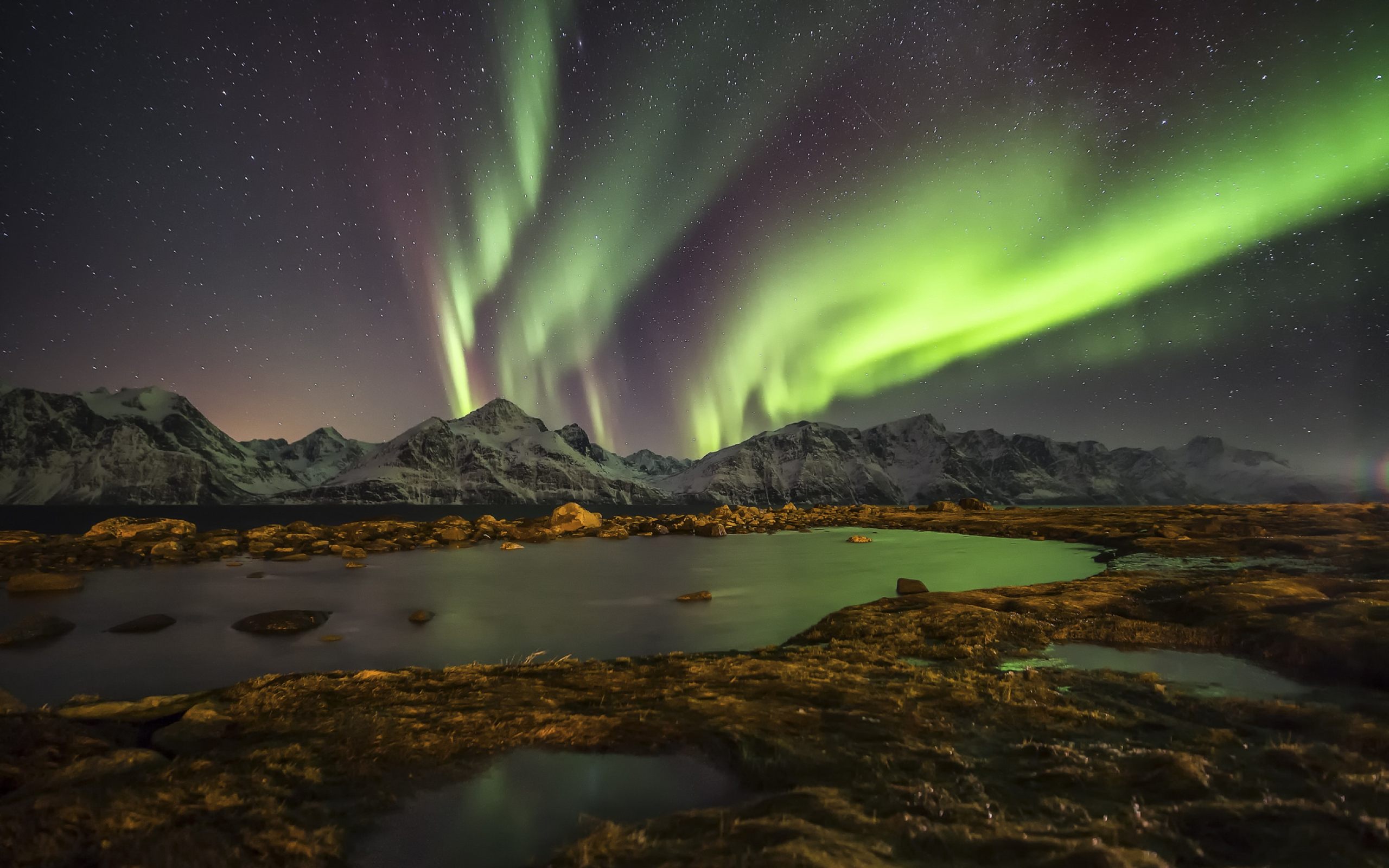 Northern Light HD Wallpaper Of Borealis Norway